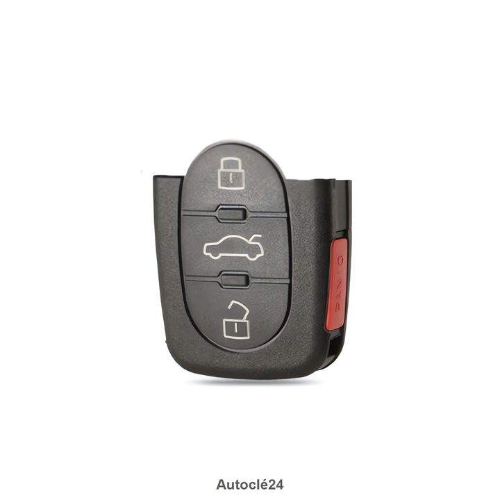 Coque Clé Compatible pour Audi Volkswagen - Pile sur coque