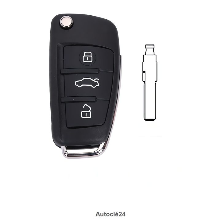 Clé Télécommande Compatible pour Audi A6 (2004–2009)