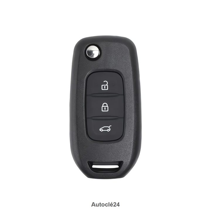 Coque clé Compatible pour Dacia - Pile sur coque - Lame VA2