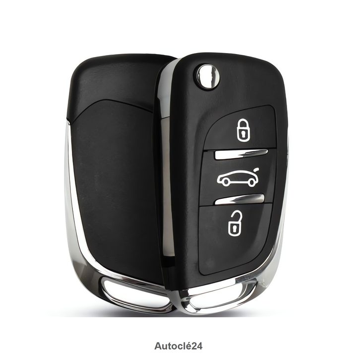 Coque Clé Compatible pour Citroen - Pile sur circuit