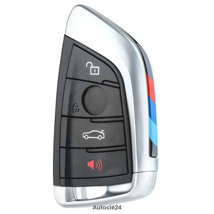 Coque de clé compatible BMW E1 (série 5, 4 boutons)