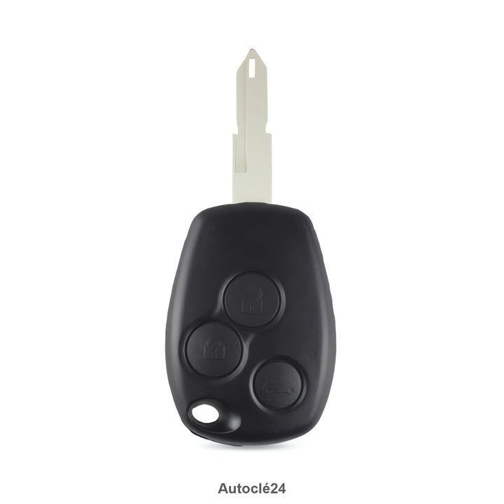 Coque clé compatible pour Dacia Sandero - Duster - Pile sur Coque