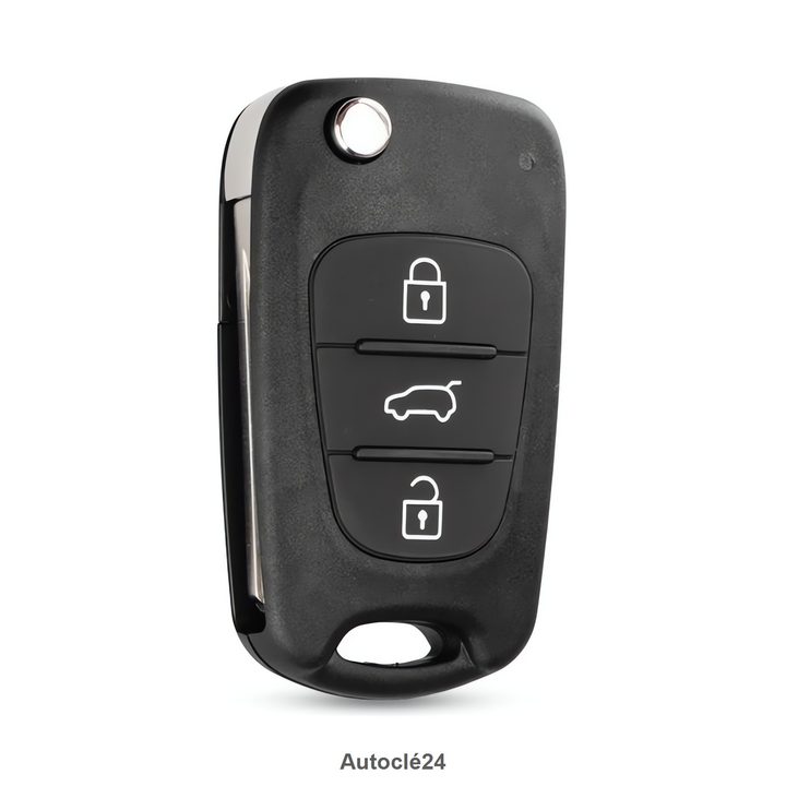 Coque Clé Compatible pour Hyundai - Pile sur coque