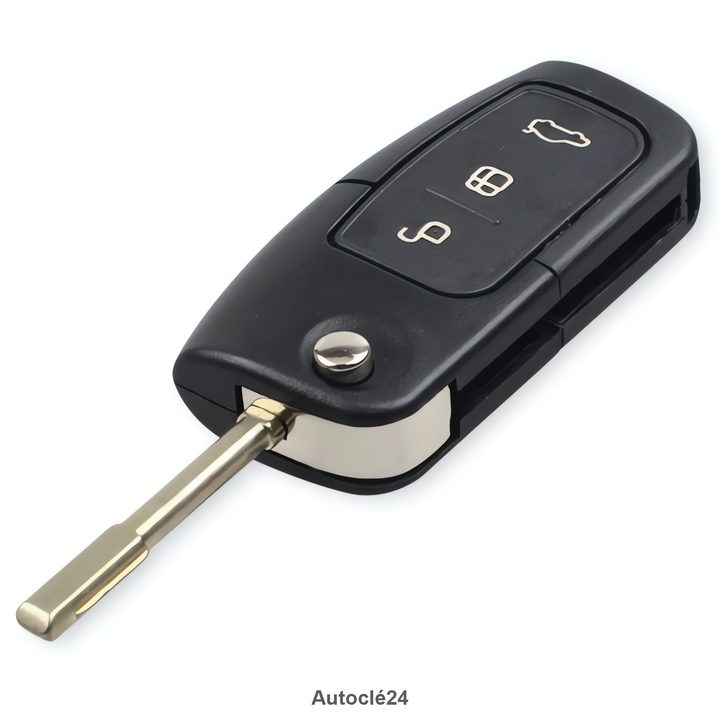 Coque Clé Compatible pour Ford - Pile sur coque
