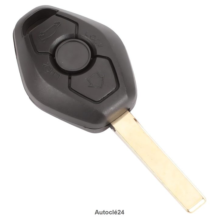 Coque de clé compatible BMW (pile sur circuit)
