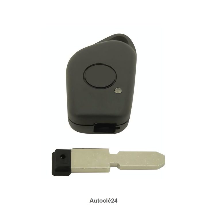 Coque Clé Compatible pour Peugeot 406 de 1998 à 2002 - 2 Boutons - Pile sur circuit(CR1620) - Lame NE78