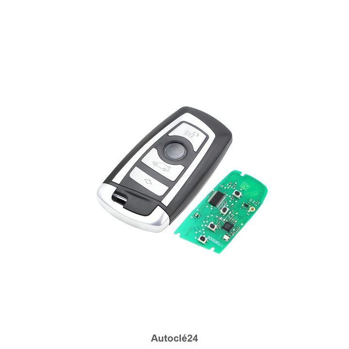 Coque de clé compatible BMW (série 5, 4 boutons)