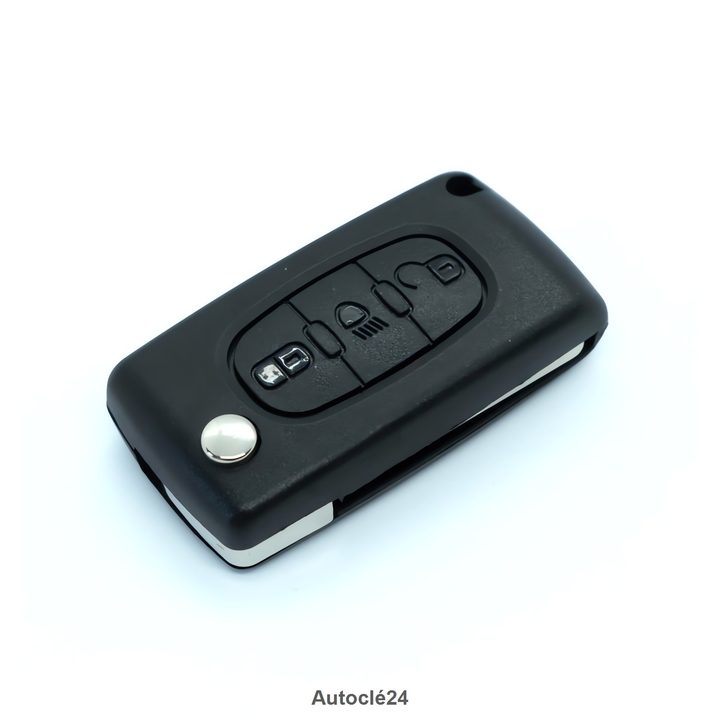 Clé Télécommande Compatible pour Citroën C4 (2004-2010)