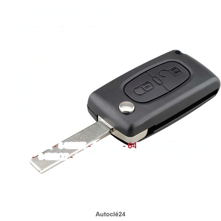 Clé Télécommande Compatible pour Citroën Dispatch (2006-29/03/2009)
