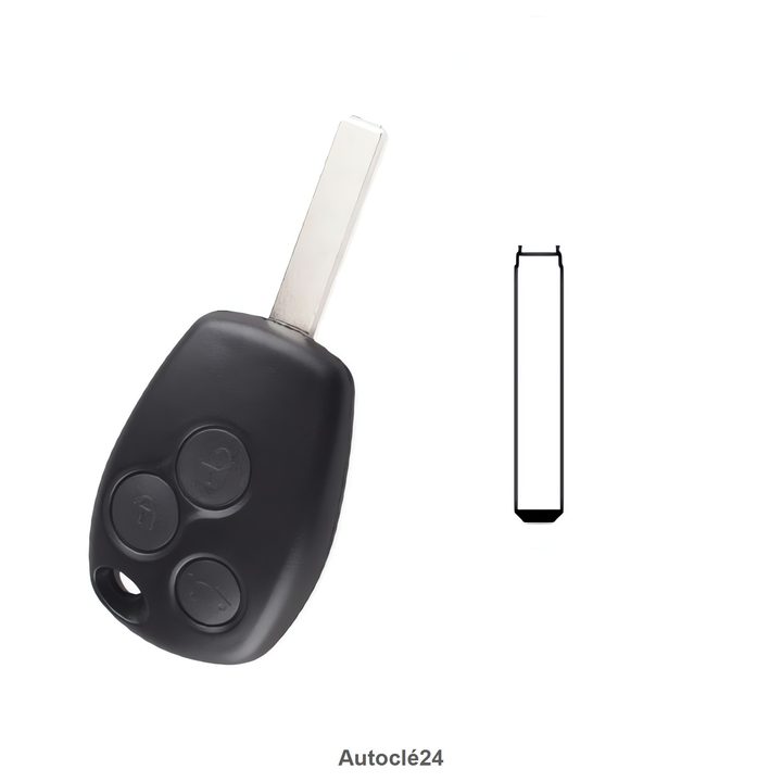 Clé Télécommande Compatible Renault Modus (2004-2012)