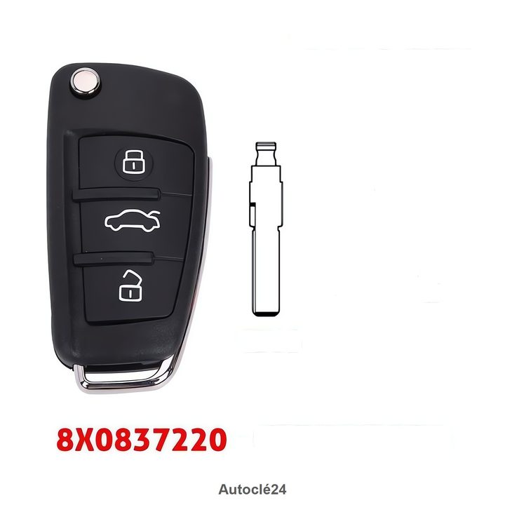 Clé Télécommande Compatible pour Audi S1 (2010–2017)