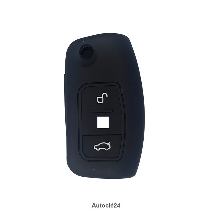 Housse Silicone Compatible pour Ford | 3 Boutons | 19520 | Plusieurs Couleurs Disponibles