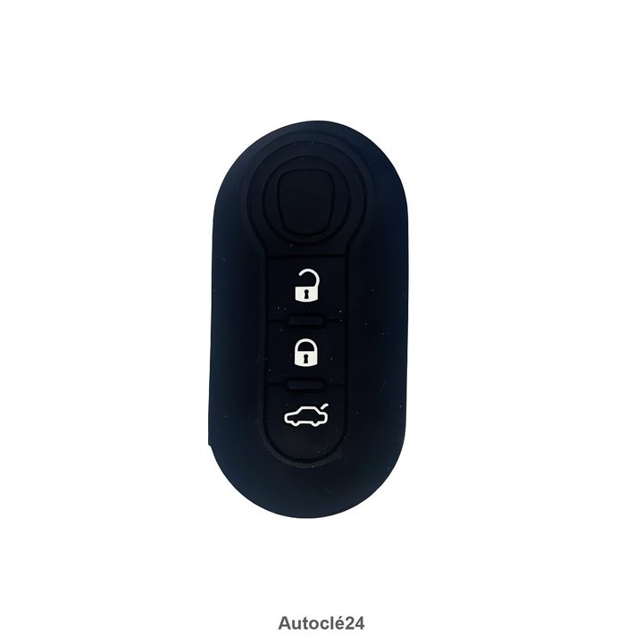 Housse Silicone Compatible pour Fiat Alfa Romeo | 3 Boutons | 19540 | Plusieurs Couleurs Disponibles