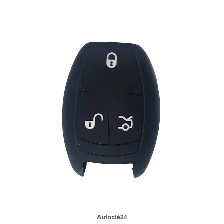 Housse Silicone Compatible pour Mercedes-Benz | 3 Boutons | 19560 | Plusieurs Couleurs Disponibles