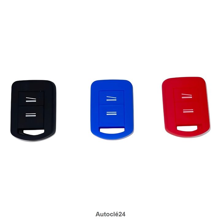 Housse Silicone Compatible pour Opel | 2 Boutons | 19582 | Plusieurs Couleurs Disponibles