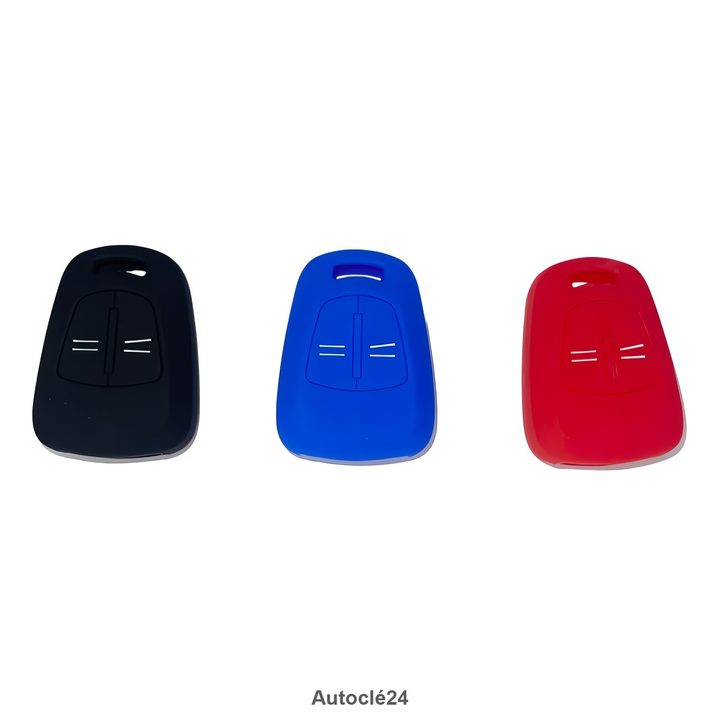 Housse Silicone Compatible pour Opel | 2 Boutons | 19586 | Plusieurs Couleurs Disponibles