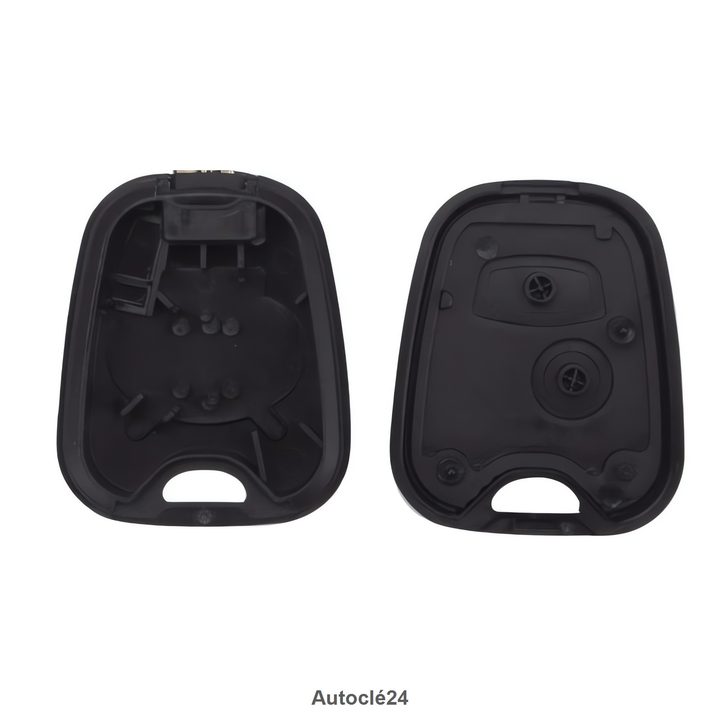 Coque Clé Compatible pour Peugeot Partner de 2000 à 2008 - Pile sur circuit - Sans Lame - Emplacement insert clé d'ori