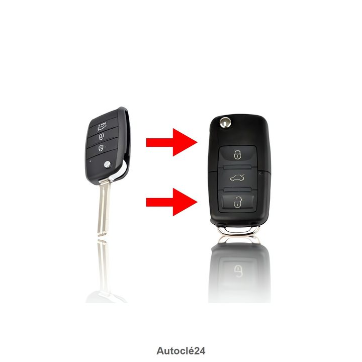 Clé Compatible pour Kia Rio de 2013 à 2018
