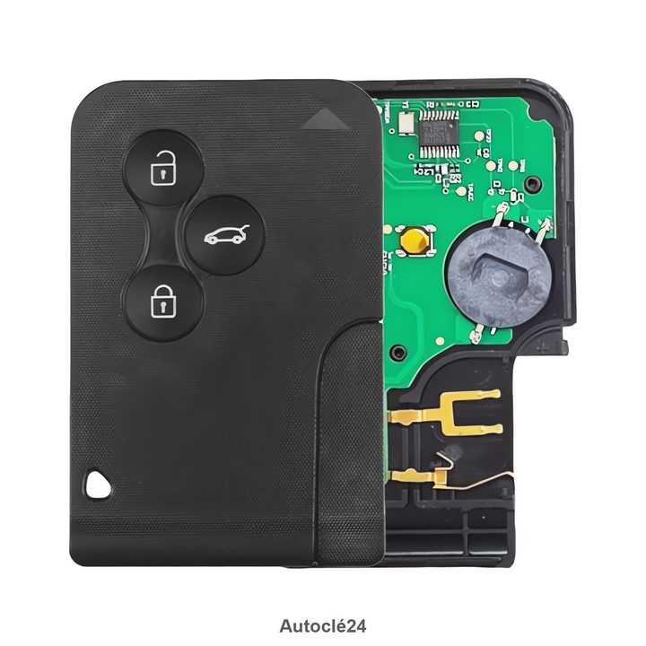 Clé Carte Télécommande Compatible pour Renault Clio 3 (2006-2011)