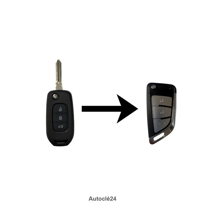 Clé Télécommande Compatible pour Renault Captur 2 (2019-2023) IEA-ZEDFULL+