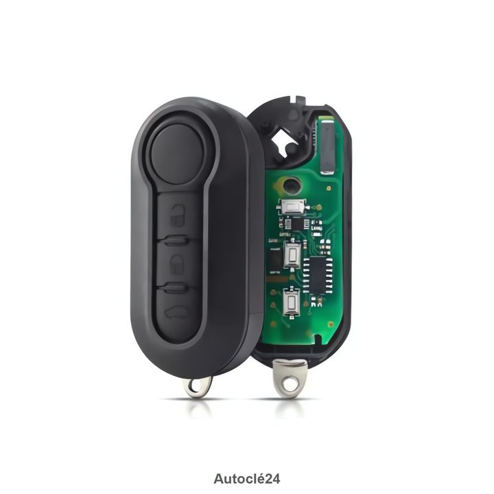 Clé Télécommande Compatible pour Abarth Punto Evo (2011-2012) Système Delphi